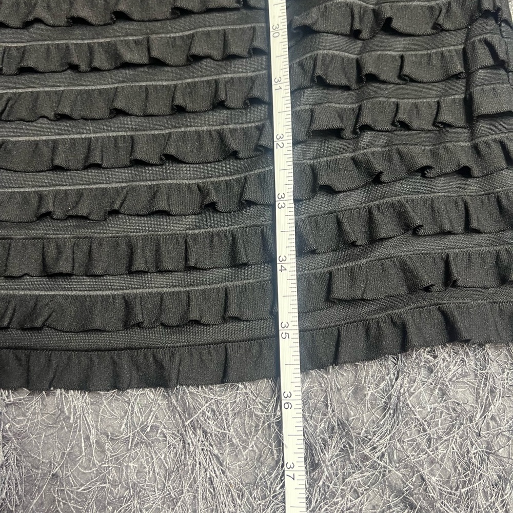 Y2K Black Ruffle Dress - Picture 11 of 15